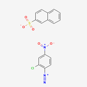2-Chloro-4-nitrobenzenediazonium naphthalene-2-sulphonate
