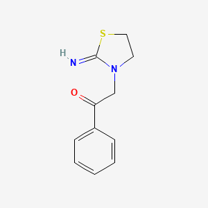 2-(2-Iminothiazolidin-3-yl)-1-phenylethan-1-one