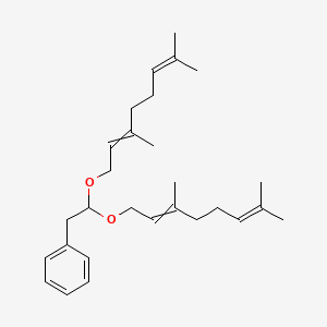 [2,2-Bis[(3,7-dimethyl-2,6-octadienyl)oxy]ethyl]benzene