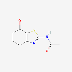 molecular formula C9H10N2O2S B1616250 N-(7-OXO-4,5,6,7-TETRAHYDROBENZO[D]THIAZOL-2-YL)ACETAMIDE CAS No. 154404-97-4
