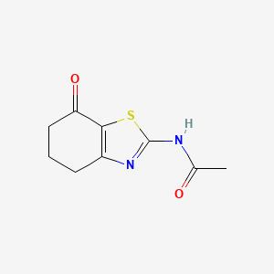 N-(7-Oxo-4,5,6,7-tetrahydro-1,3-benzothiazol-2-yl)acetamide