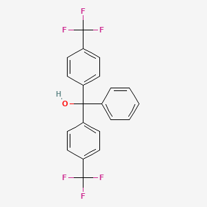 Phenyl-bis[4-(trifluoromethyl)phenyl]methanol