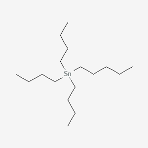 molecular formula C17H38Sn B1616258 Stannane, tributylpentyl- CAS No. 78693-51-3