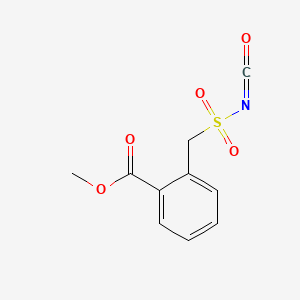 Benzoic acid, 2-[(isocyanatosulfonyl)methyl]-, methyl ester