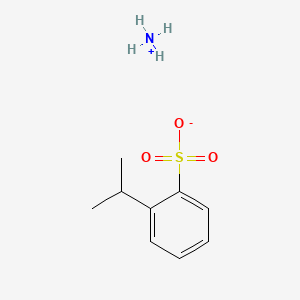 molecular formula C9H15NO3S B1616262 Ammonium cumenesulfonate CAS No. 37475-88-0