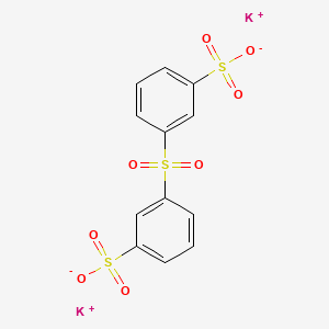 molecular formula C12H8K2O8S3 B1616266 Dipotassium 3,3'-sulphonylbis(benzenesulphonate) CAS No. 63316-33-6