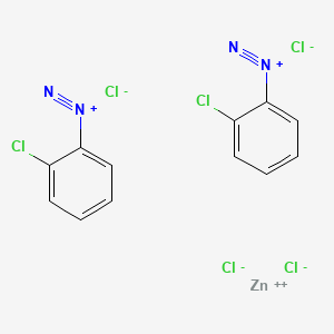 2-Chlorobenzenediazonium tetrachlorozincate (2:1)