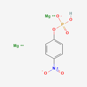 molecular formula C6H5Mg2NO6P+3 B1616277 dimagnesium;(4-nitrophenyl) hydrogen phosphate CAS No. 32348-90-6