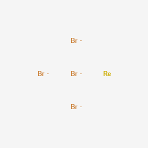 molecular formula Br4Re-4 B1616279 Rhenium tetrabromide CAS No. 36753-03-4