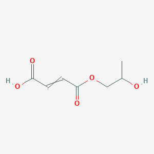 molecular formula C7H10O5 B161628 4-(2-Hydroxypropoxy)-4-oxobut-2-enoic acid CAS No. 10099-73-7