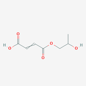 molecular formula C7H12O6 B161628 4-(2-Hydroxypropoxy)-4-oxobut-2-enoic acid CAS No. 10099-73-7