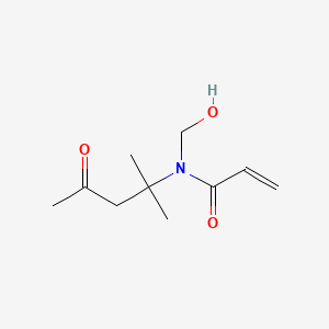 2-Propenamide, N-(1,1-dimethyl-3-oxobutyl)-N-(hydroxymethyl)-