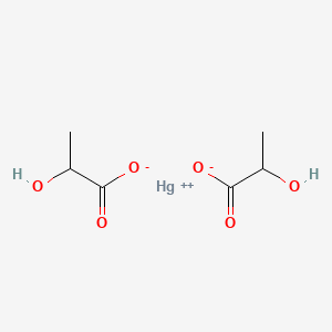 molecular formula C6H10HgO6 B1616285 Mercury(2+) lactate CAS No. 814-82-4