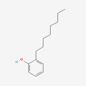 molecular formula C14H22O B1616287 Phenol, 2-octyl- CAS No. 949-13-3