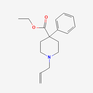 Isonipecotic acid, 1-allyl-4-phenyl-, ethyl ester