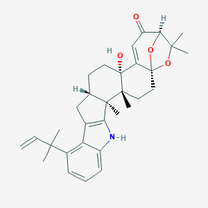 molecular formula C32H39NO4 B161629 Aflatrem CAS No. 70553-75-2