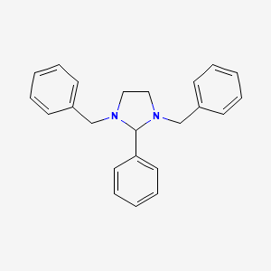 molecular formula C23H24N2 B1616298 1,3-Dibenzyl-2-phenylimidazolidine CAS No. 4597-81-3