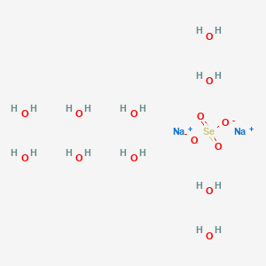 molecular formula H20Na2O14Se B161630 Sodium selenate decahydrate CAS No. 10102-23-5