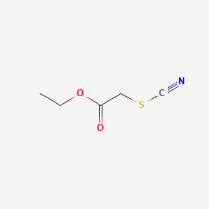 molecular formula C5H7NO2S B1616300 ethyl 2-thiocyanatoacetate CAS No. 5349-28-0