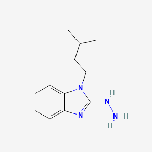 2-Hydrazinyl-1-isopentyl-1H-benzo[d]imidazole