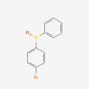 molecular formula C12H9BrOS B1616313 p-Bromophenyl phenyl sulfoxide CAS No. 25186-92-9