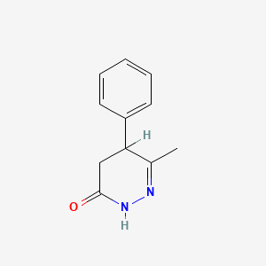 molecular formula C11H12N2O B1616318 6-Methyl-5-phenyl-4,5-dihydropyridazin-3(2h)-one CAS No. 35991-33-4