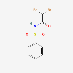 2,2-Dibromo-N-(phenylsulfonyl)acetamide