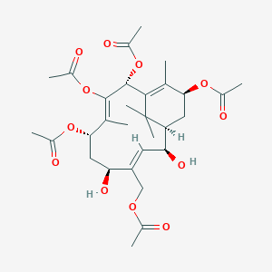 molecular formula C30H42O12 B161632 2-Deacetyltaxachitriene A CAS No. 214769-96-7