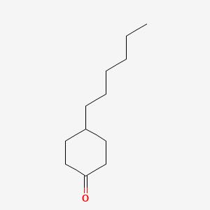 molecular formula C12H22O B1616338 4-Hexylcyclohexanone CAS No. 5441-57-6