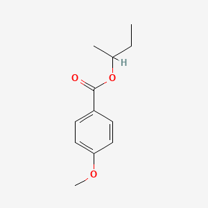 molecular formula C12H16O3 B1616339 Butan-2-yl 4-methoxybenzoate CAS No. 5452-02-8