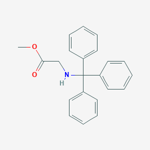 molecular formula C22H21NO2 B161635 N-Tritylglycine methyl ester CAS No. 10065-71-1