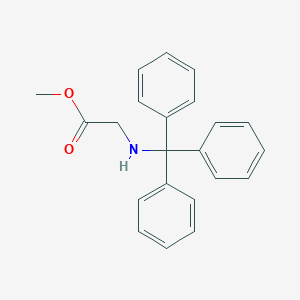 molecular formula C22H21NO2 B161635 Methyl 2-(tritylamino)acetate CAS No. 10065-71-1