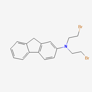 2-(N,N-Bis(2-bromoethyl)amino)fluorene