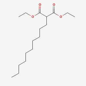 molecular formula C17H32O4 B1616407 diethyl n-decylmalonate CAS No. 5077-96-3