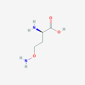 molecular formula C4H10N2O3 B161642 D-CANALINE CAS No. 128395-79-9