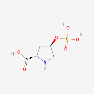 molecular formula C5H10NO6P B1616427 (4r)-4-(Phosphonooxy)-l-proline CAS No. 41863-46-1