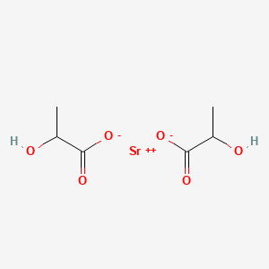 molecular formula C6H10O6S B1616434 Strontium lactate CAS No. 29870-99-3