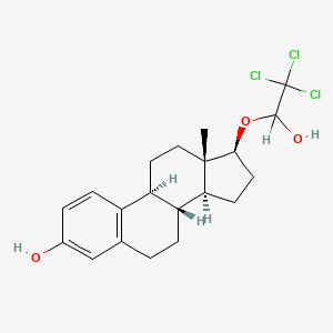 molecular formula C20H25Cl3O3 B1616438 Cloxestradiol CAS No. 54063-33-1