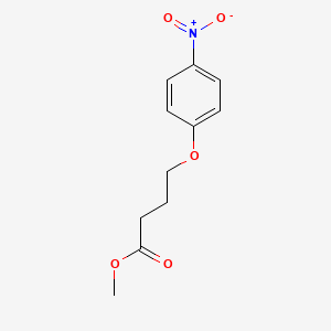 molecular formula C11H13NO5 B1616506 Methyl 4-(p-nitrophenoxy)butyrate CAS No. 28341-53-9