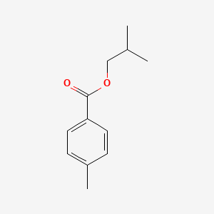 molecular formula C12H16O2 B1616508 Benzoic acid,4-methyl-, 2-methylpropyl ester CAS No. 29240-30-0
