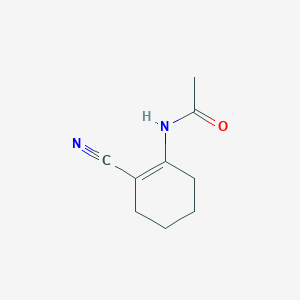 N-(2-Cyano-cyclohex-1-enyl)-acetamide