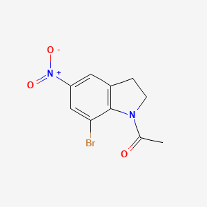 molecular formula C10H9BrN2O3 B1616542 1-Acetyl-7-bromo-5-nitroindoline CAS No. 220442-80-8