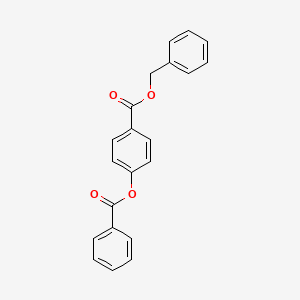 Benzoic acid, 4-(benzoyloxy)-, phenylmethyl ester