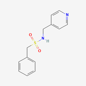 1-phenyl-N-(pyridin-4-ylmethyl)methanesulfonamide