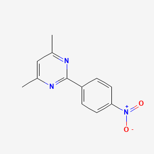4,6-Dimethyl-2-(4-nitrophenyl)pyrimidine
