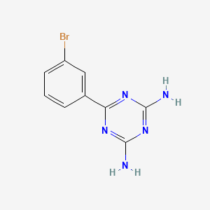 6-(3-Bromophenyl)-1,3,5-triazine-2,4-diamine