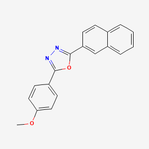 2-(4-Methoxyphenyl)-5-(2-naphthyl)-1,3,4-oxadiazole