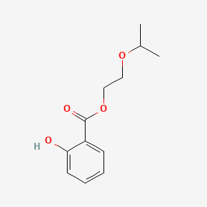 molecular formula C12H16O4 B1616632 2-Isopropoxyethyl salicylate CAS No. 79915-74-5