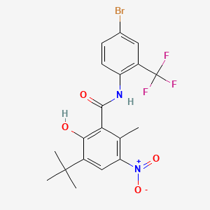 molecular formula C19H18BrF3N2O4 B1616633 Bromoxanide CAS No. 41113-86-4