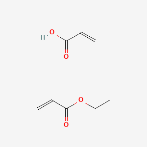 molecular formula C8H12O4 B1616635 2-Propenoic acid, polymer with ethyl 2-propenoate CAS No. 25085-35-2